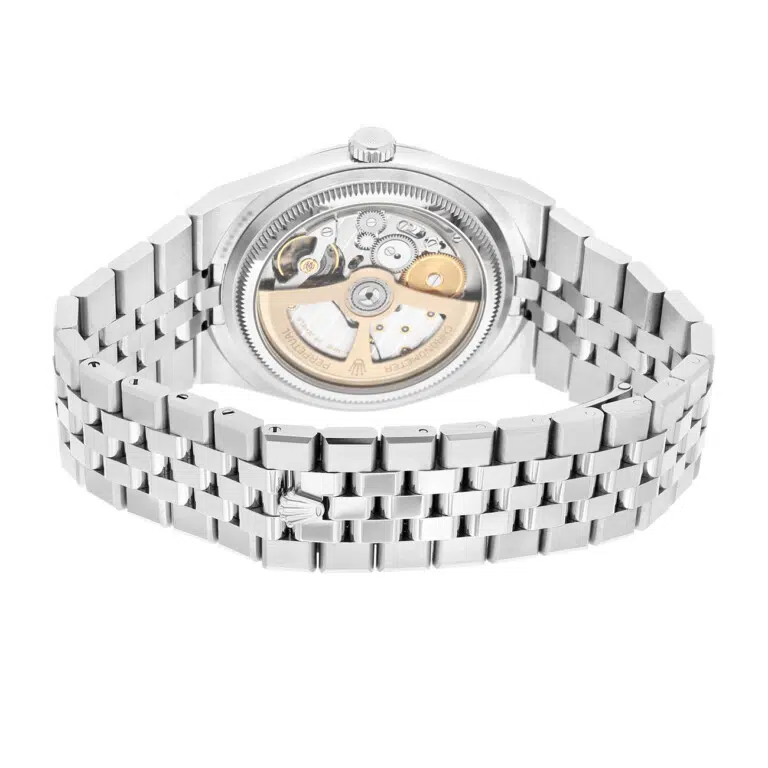 Rolex Land-Dweller 127334-0001 White Dial Flat Jubilee Bracelet Watch – image 7