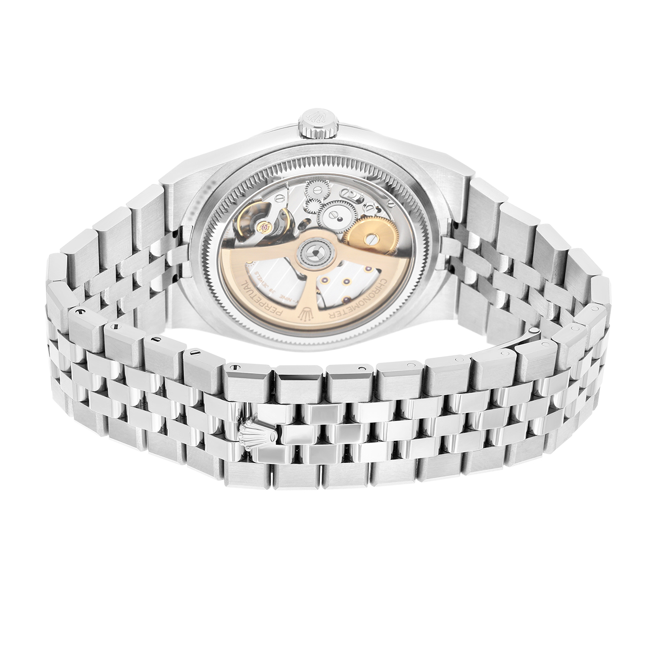 Rolex Land-Dweller 127334-0001 White Dial Flat Jubilee Bracelet Watch – image 7