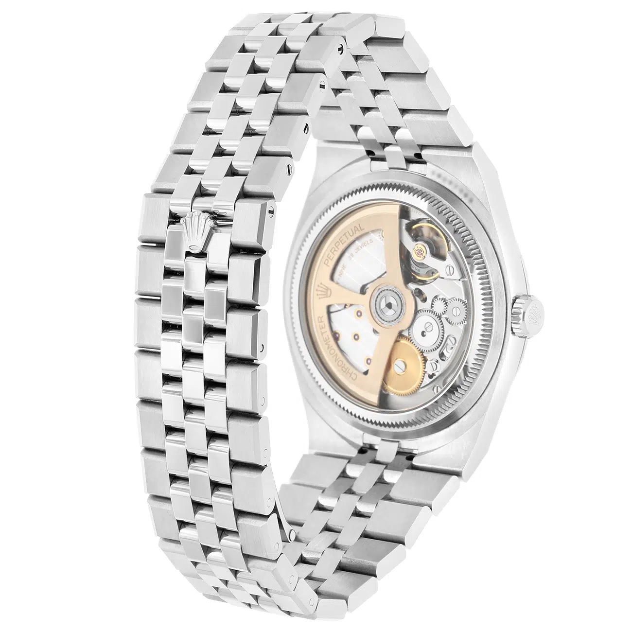 Rolex Land-Dweller 127334-0001 White Dial Flat Jubilee Bracelet Watch – image 8