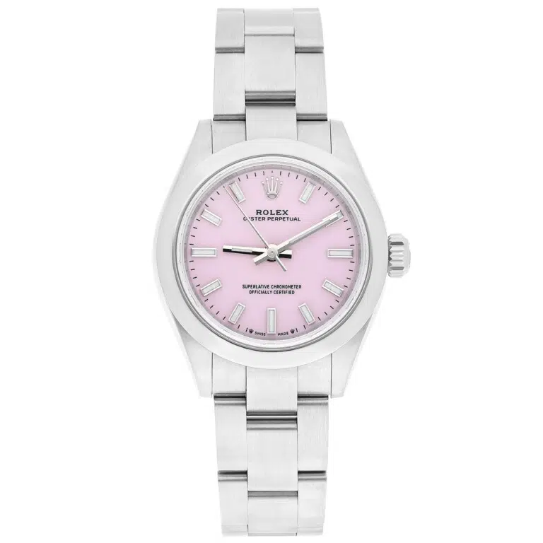 Rolex Oyster Perpetual 276200-0009 28 mm Candy Pink Dial Stainless Steel Watch