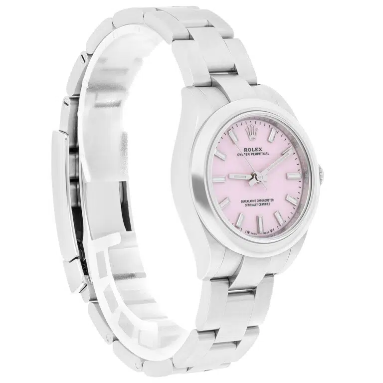 Rolex Oyster Perpetual 276200-0009 28 mm Candy Pink Dial Stainless Steel Watch – image 6
