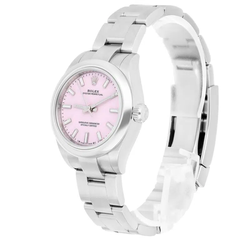 Rolex Oyster Perpetual 276200-0009 28 mm Candy Pink Dial Stainless Steel Watch – image 4