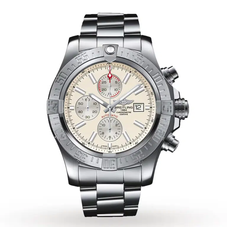 Breitling Super Avenger II A1337111/G779 Off White Dial 48mm Stainless Steel Watch