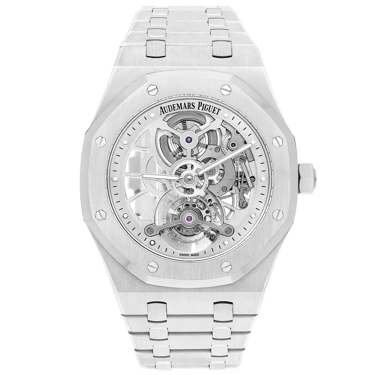 Audemars Piguet Royal Oak 26518ST.OO.1220ST.01 Tourbillon Extra-Thin Openworked Stainless steel Watch