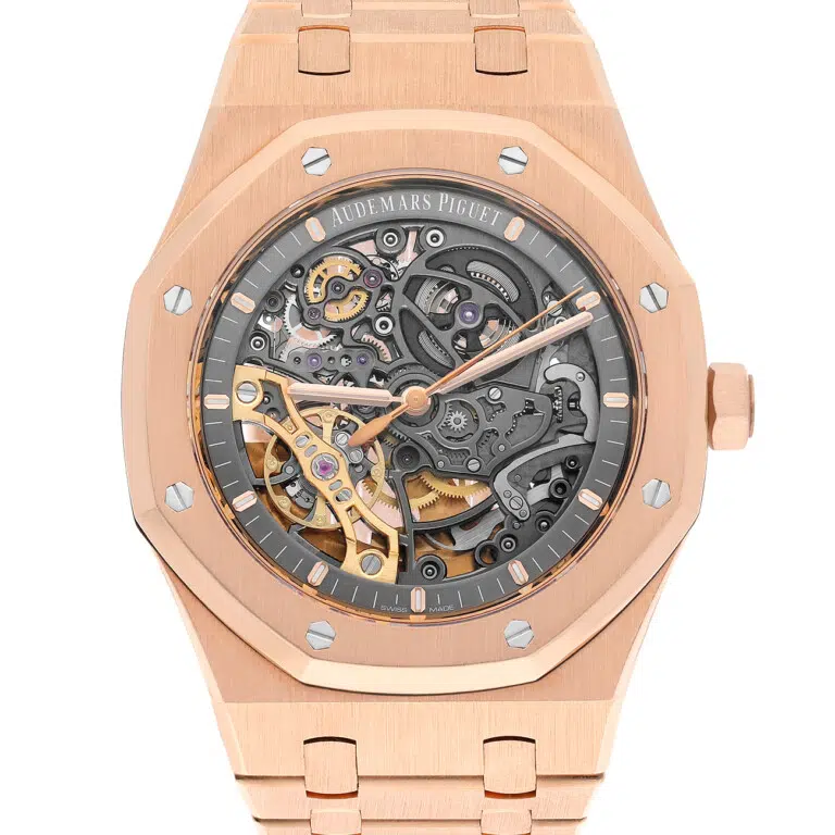 Audemars Piguet Royal Oak 15407OR.OO.1220OR.01 Double Balance Wheel Rose Gold Watch – image 2