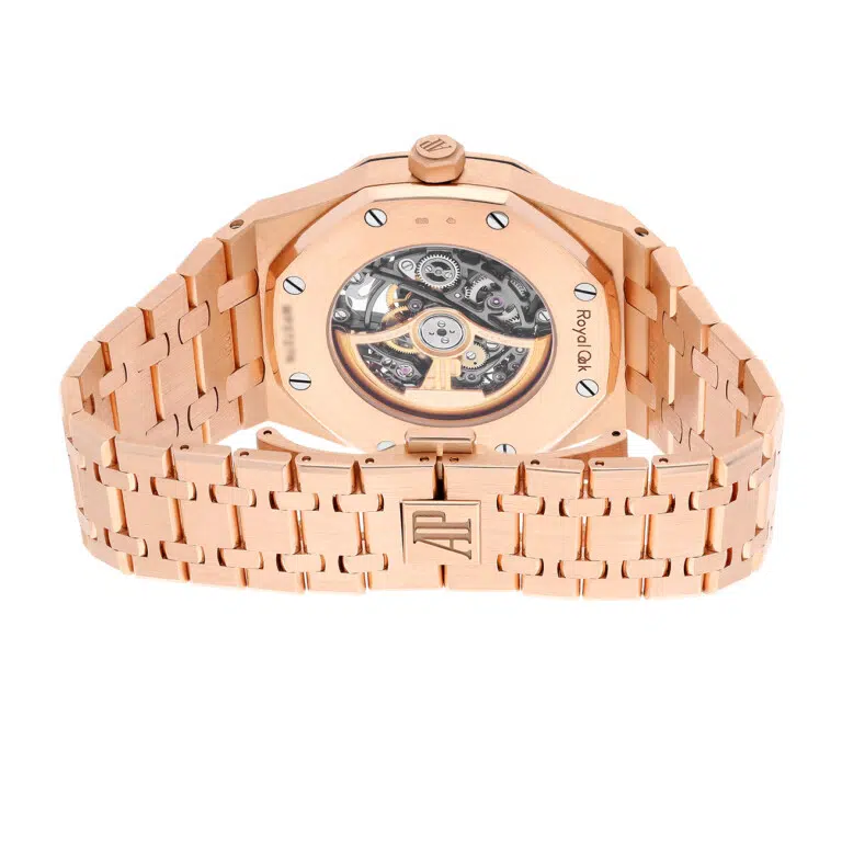 Audemars Piguet Royal Oak 15407OR.OO.1220OR.01 Double Balance Wheel Rose Gold Watch – image 8