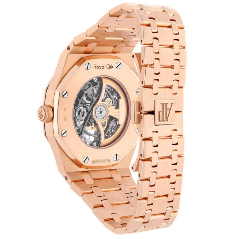 Audemars Piguet Royal Oak 15407OR.OO.1220OR.01 Double Balance Wheel Rose Gold Watch – image 7