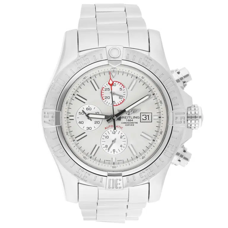 Breitling Super Avenger II A1337111/G779 Off White Dial 48mm Stainless Steel Watch