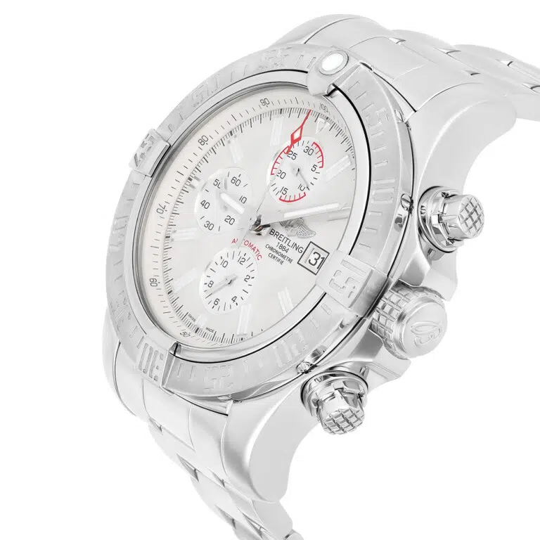 Breitling Super Avenger II A1337111/G779 Off White Dial 48mm Stainless Steel Watch – image 6