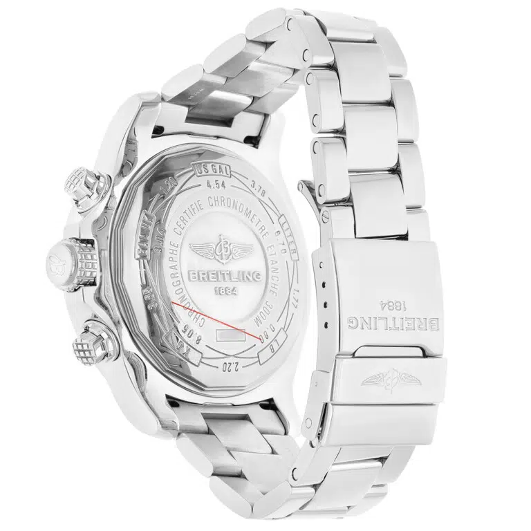 Breitling Super Avenger II A1337111/G779 Off White Dial 48mm Stainless Steel Watch – image 8