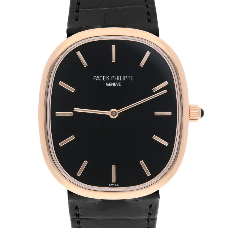 Patek Philippe Golden Ellipse 5738R-001 Black Dial 34.50mm Rose Gold Watch – image 3