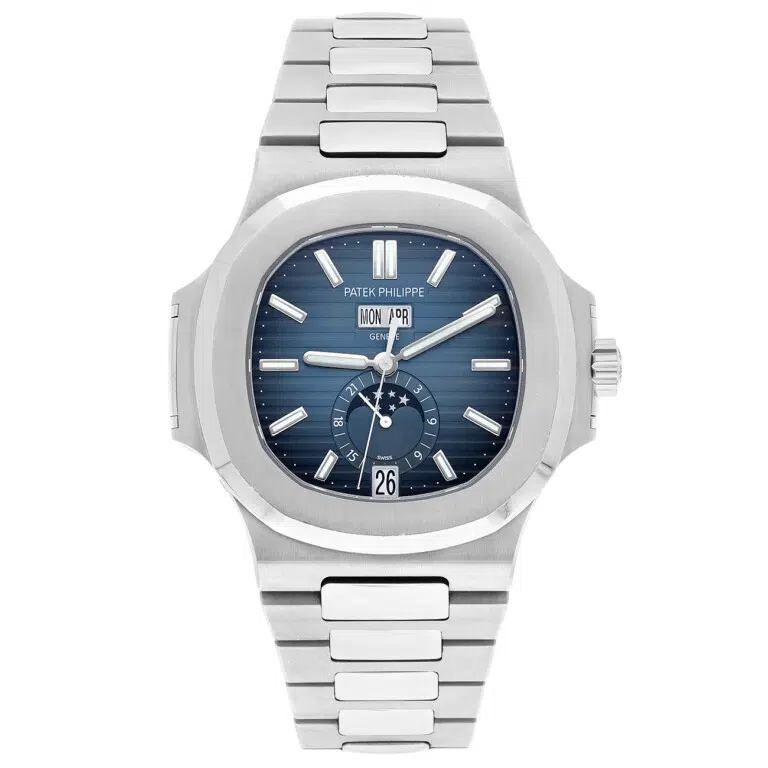 Patek Philippe Nautilus Annual Calendar 5726/1A-014 41mm Stainless Steel Index Blue Dial Watch