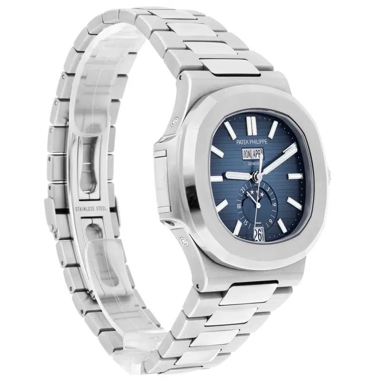 Patek Philippe Nautilus Annual Calender 5726/1A-014 41mm Stainlees Steel Index Blue Dial Watch – image 3
