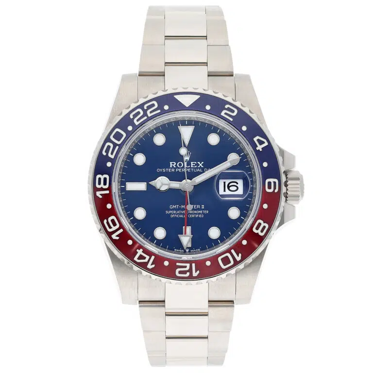 Rolex GMT-Master II 40mm 126719BLRO-0003 Pepsi Blue Dial White Gold Watch