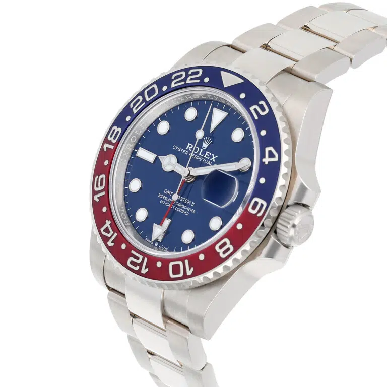 Rolex GMT-Master II 40mm 126719BLRO-0003 Pepsi Blue Dial White Gold Watch – image 3