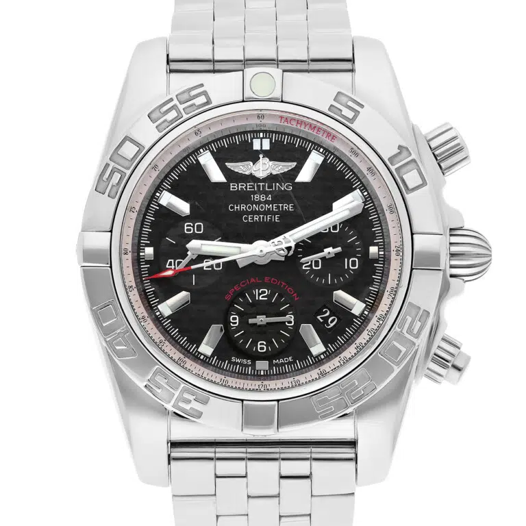 Breitling Chronomat AB0110 Black Dial Stainless Steel Watch – image 2