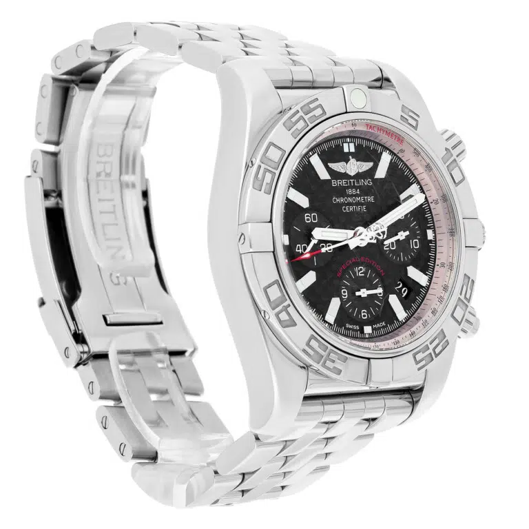 Breitling Chronomat AB0110 Black Dial Stainless Steel Watch – image 3