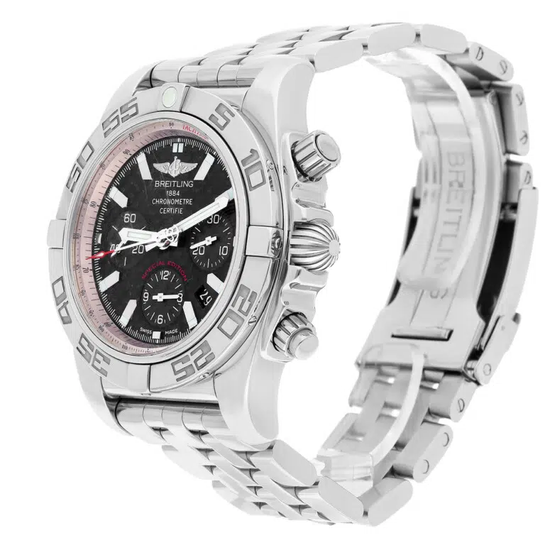 Breitling Chronomat AB0110 Black Dial Stainless Steel Watch – image 5
