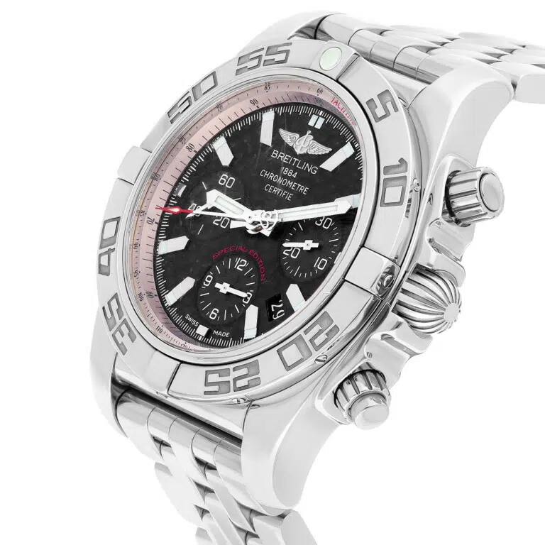 Breitling Chronomat AB0110 Black Dial Stainless Steel Watch – image 6