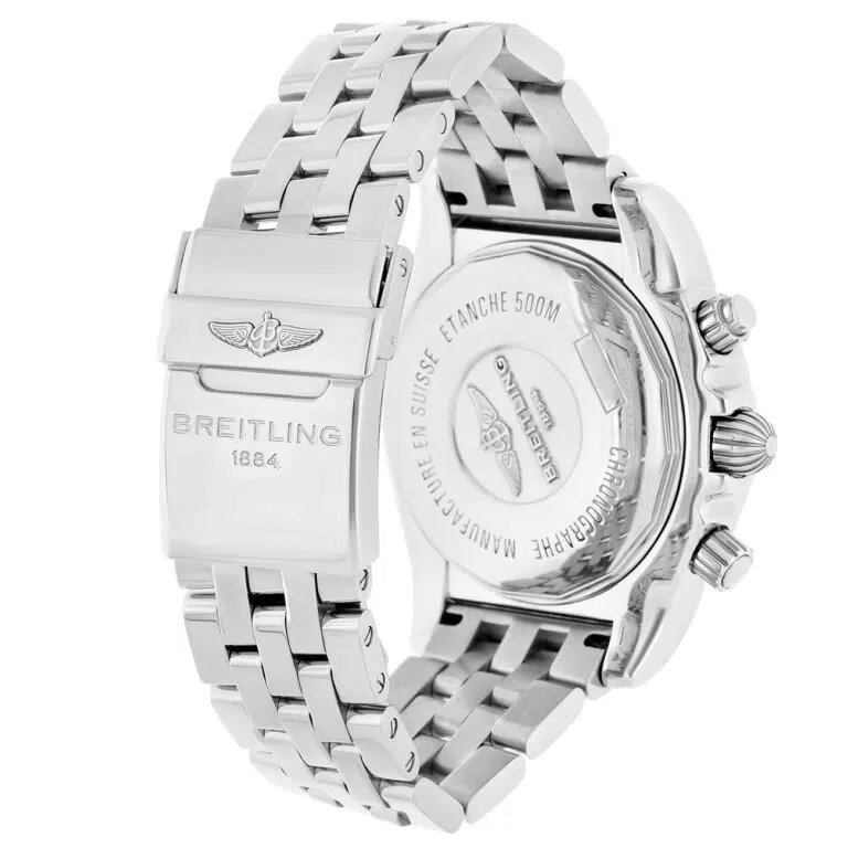 Breitling Chronomat AB0110 Black Dial Stainless Steel Watch – image 8