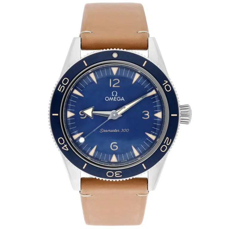 Omega Seamaster 300 Co-Axial 234.32.41.21.03.001 Blue Dial Stainless Steel Mens Watch