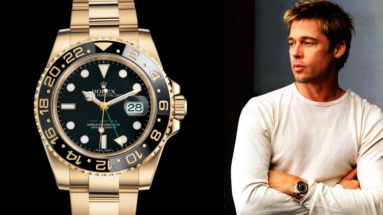 Brad Pitt's Watches - Rolex GMT Master II