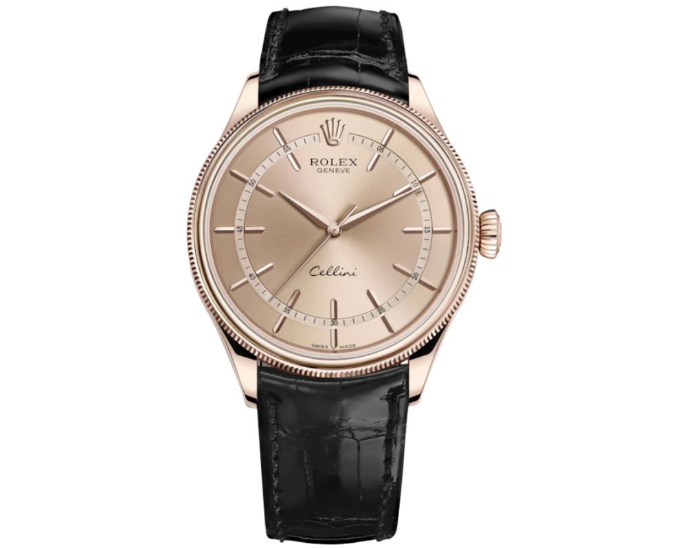 Rolex Cellini Time 50505 39mm Rose Gold with Pink Dial Watch 2024