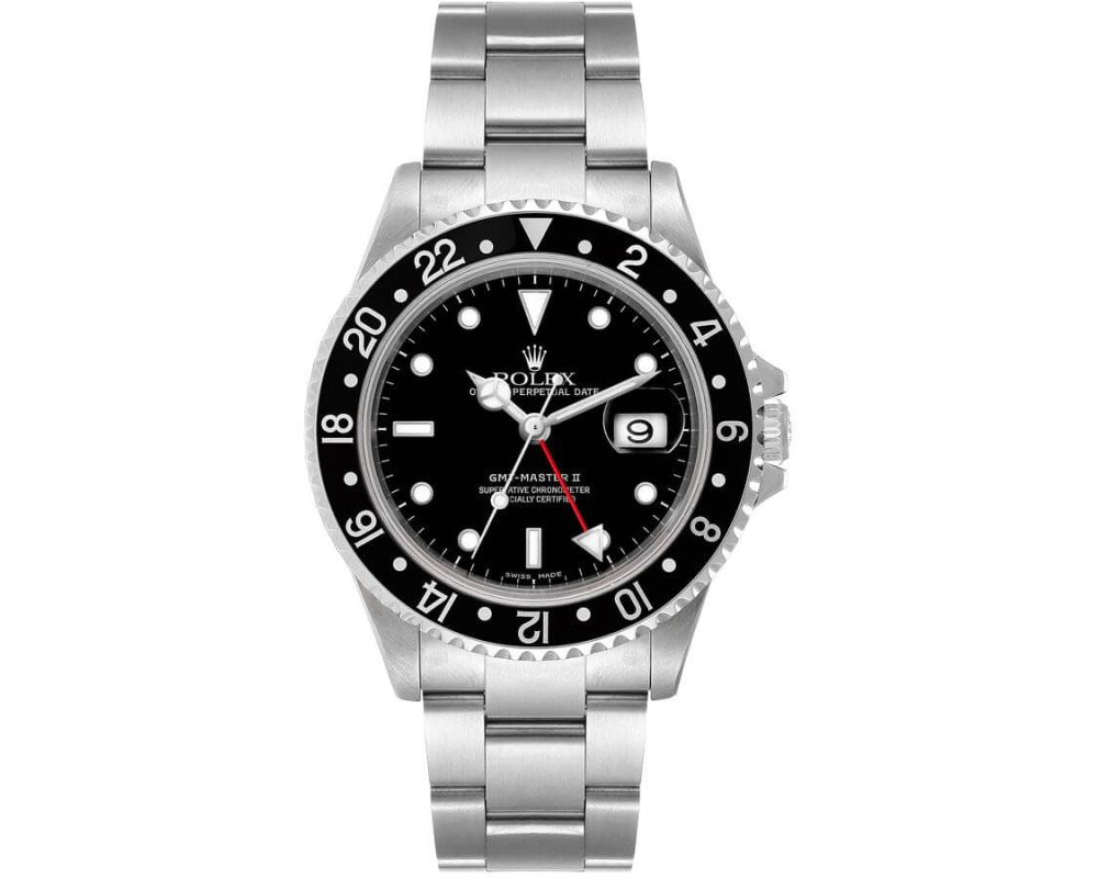 MINT Rolex GMT-Master II Oyster 40mm 16710 Stainless Steel With Black Dial 2006