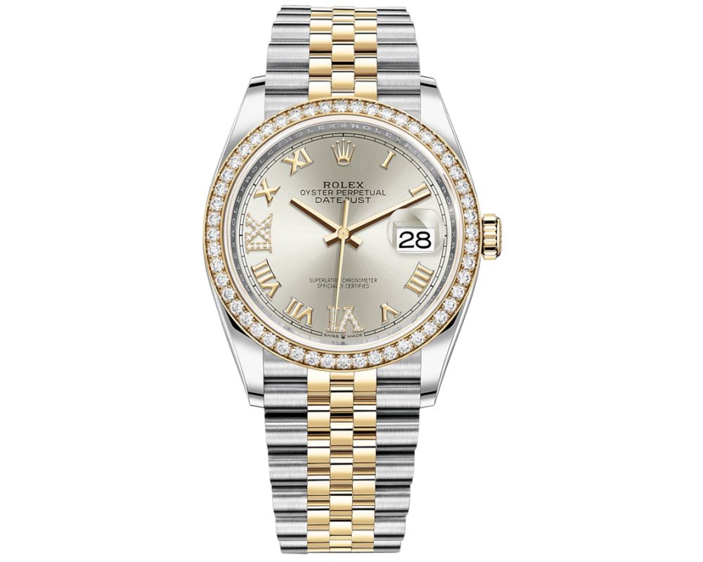 Rolex Datejust 36mm Jubilee 126283RBR Steel & Yellow Gold Watch Silver Roman Pave VI and IX Dial 2024 Rolex Datejust 36mm Jubilee 126283RBR Steel & Yellow Gold Watch Silver Roman Pave VI and IX Dial 2024