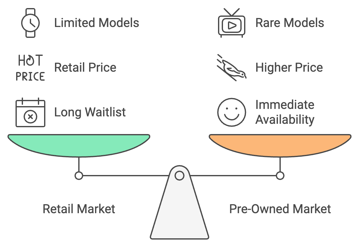 retail market purchase or a pre owned one? which is better