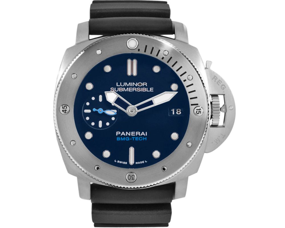 Panerai Luminor Automatic BMG- Tech with Black Rubber Watch Blue Dial PAM00692 Panerai Luminor Automatic BMG- Tech with Black Rubber Watch Blue Dial PAM00692
