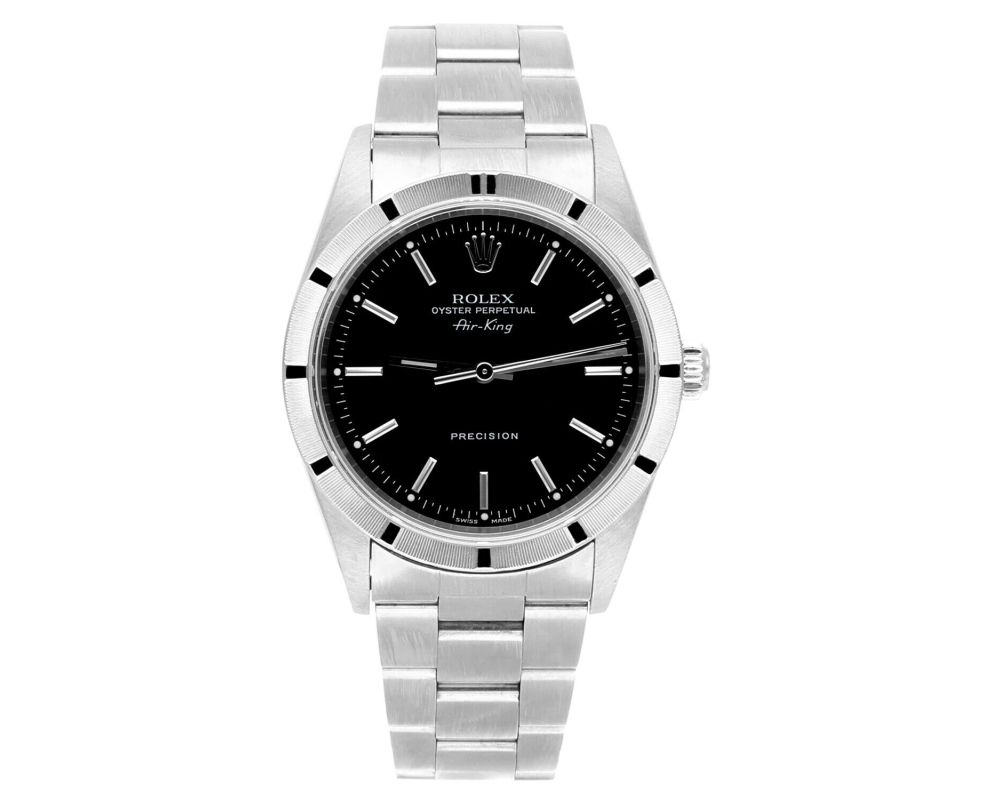 Rolex Air-King 34mm Black Stainless Steel Oyster Watch 14010 Rolex Air-King 34mm Black Stainless Steel Oyster Watch 14010