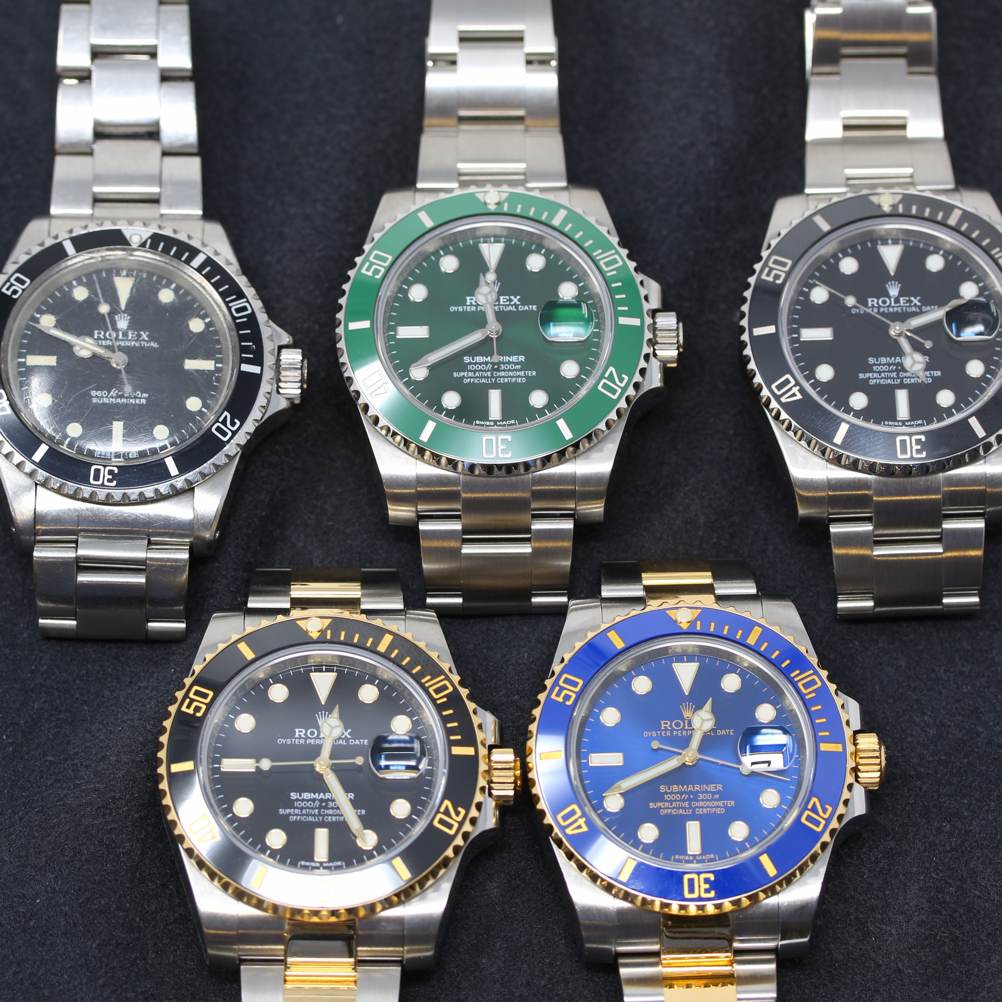 The Different Rolex Submariners