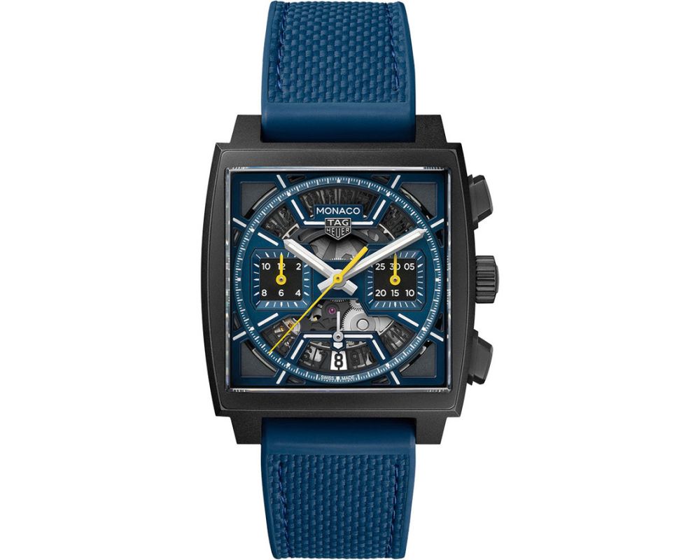 Tag Heuer Monaco Chronograph 39mm Automatic CBL2188.FT6261 DLC Titanium Case Watch 2024 Tag Heuer Monaco Chronograph 39mm Automatic CBL2188.FT6261 DLC Titanium Case Watch 2024